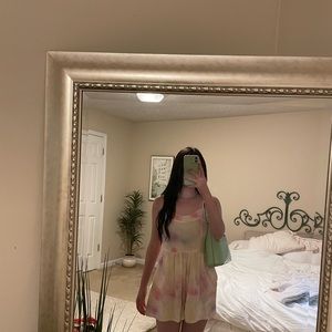 American Eagle tie dye romper